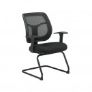 ErgoLogic Conference Room Chair - Mesh Seat and Back - Sled Base