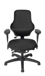 eForce Police Task Intensive (24 Hour) Ergonomic Mid Back Task Chair
