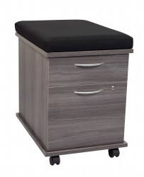 upCentric Box/File Pedestal with Lock and Locking Casters