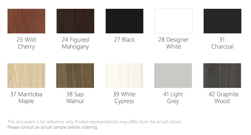 upCentric Laminate Colors